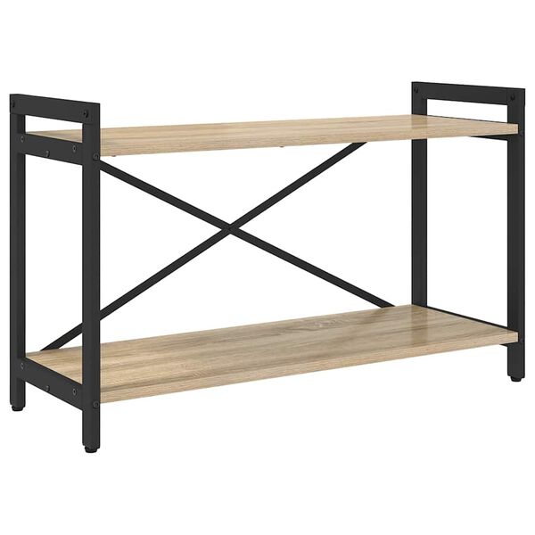 vidaXL Boekenkast Sonoma Eiken 40 x 30 x 85 cm Bewerkt hout
