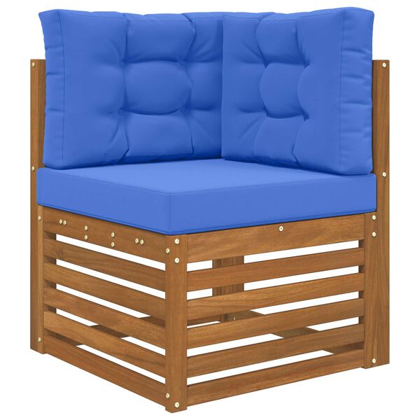 vidaXL Buiten bankkussen 3 pcs Turquoise Polyester