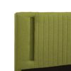 vidaXL Bedframe met LED stof groen 90x200 cm