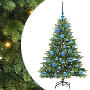 vidaXL Kunstkerstboom met 150 LED met standaard Groen 120 cm PE en PVC