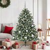 vidaXL Kunstkerstboom met 150 LED Groen 150 cm PVC en Plastic en Staal