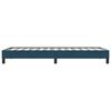 vidaXL Boxspring zonder matras fluweel donkerblauw 100x210 cm