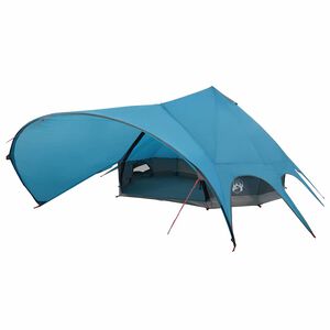 vidaXL Teepee Tent 9-Person 9-persoons Blauw en Grijs
