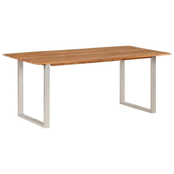 vidaXL Eettafel 180x90x76 cm massief acaciahout