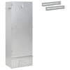 vidaXL Rookoven 3 pcs 44,5 x 29 x 110 cm Verzinkt staal zilver