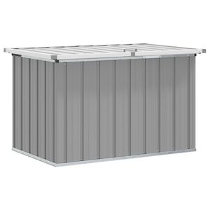 vidaXL Tuinbox 109x67x65 cm grijs