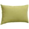 vidaXL Sofa Kussens 2 pcs Lichtgroen 50 x 30 cm Stof
