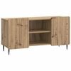 vidaXL TV-kast Artisanaal eiken 102 x 34,5 x 52 cm Bewerkt hout