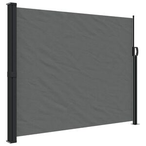 vidaXL Windscherm uittrekbaar 160x600 cm antraciet