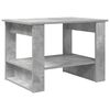 vidaXL Salontafel Beton Grijs 72 x 50 x 50 cm Bewerkt hout