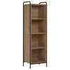 vidaXL Boekenkast 55,5 x 33 x 174 cm Bewerkt hout Artisanaal eiken