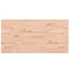 vidaXL Wastafelblad 100x50x2,5 cm massief beukenhout