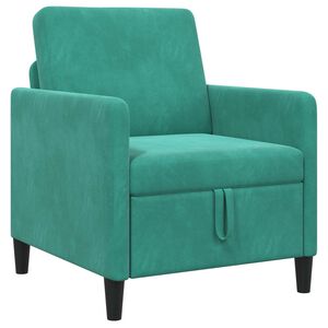 vidaXL Bank met opslag Turquoise 72 x 78 x 87 cm Polyester