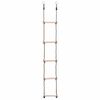 vidaXL Ladder met 5 sporten 210 cm massief grenenhout