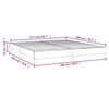 vidaXL Boxspring bed stof taupe 180x200 cm