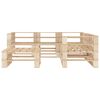 vidaXL 6-delige Loungeset pallet hout