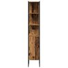 vidaXL Badkamermeubelset met plank 3 pcs Oud Hout Bewerkt hout