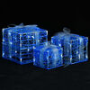 vidaXL Kerstverlichting geschenkdozen 3 st decoratief acryl koudwit