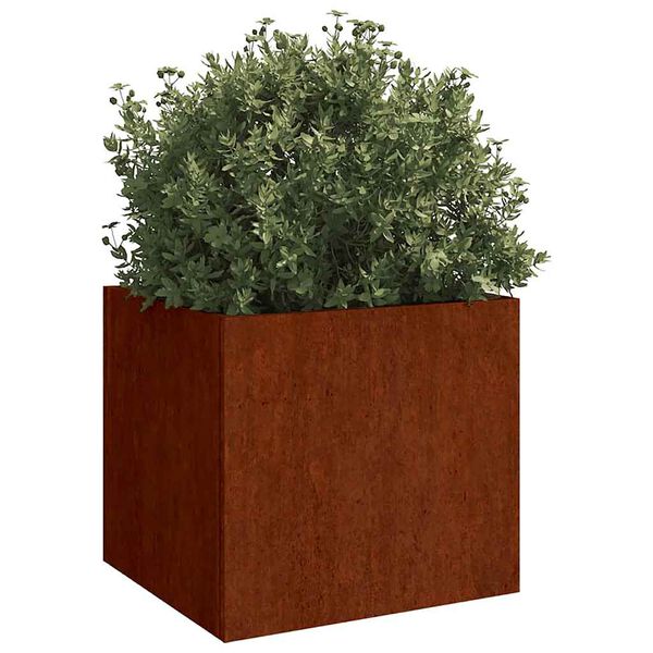 vidaXL Plantenbak 49x47x46 cm cortenstaal