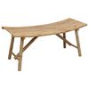 vidaXL Tuinbank 110 x 45 x 50 cm Bamboe Naturel Rechthoekig