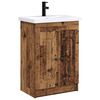 vidaXL Badkamermeubelset Oud hout 78,5 x 37,5 x 81 cm Bewerkt hout