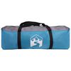 vidaXL Gezinstent met dak met opslag Blauw en Grijs 324 x 255 x 230 cm