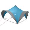 vidaXL Partytent met dak Blauw 400 x 400 x 320 cm Polyester en staal