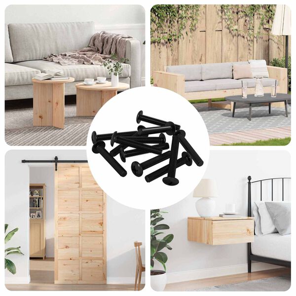 vidaXL Bout 12 pcs Zilver 5 x 30 mm IJzer