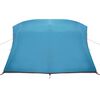 vidaXL Camping Tent met dak met opslag Blauw 275 x 230 x 140 cm taft