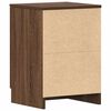 vidaXL Nachtkastjes 2 st 38x35x56 cm bewerkt hout bruin eikenkleur
