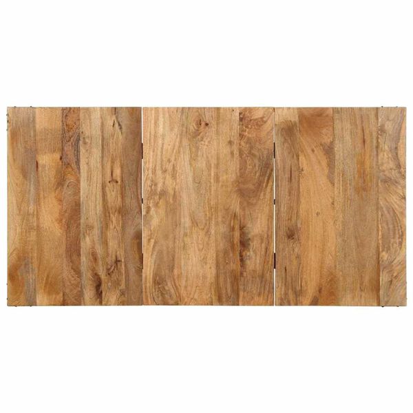 vidaXL Eettafel 160x80x75 cm massief mangohout