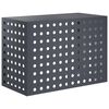 vidaXL Airconditioner hoes Antraciet 100 x 50 x 70 cm Staal