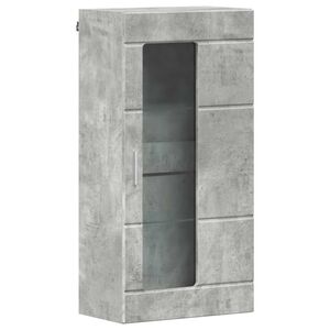 vidaXL Houten Kast Beton Grijs 50 x 29 x 100 cm Bewerkt hout