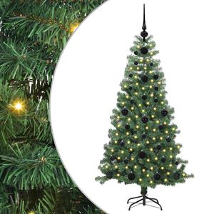 vidaXL Kerstboom met 150 LED met standaard Groen 120 cm PVC