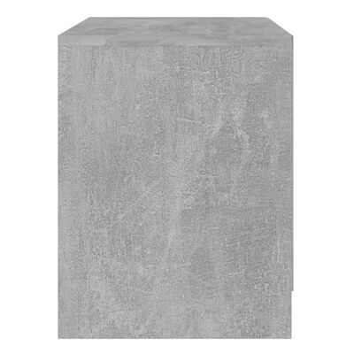 vidaXL Nachtkastjes 2 st 45x34,5x44,5 cm spaanplaat betongrijs
