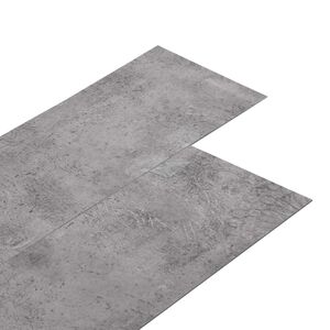 vidaXL Zelfklevende Vloerplank Cementbruin 4,46 m&sup2; 32 st PVC