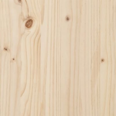 vidaXL Tuinbank zonder armleuningen met kussens massief grenenhout