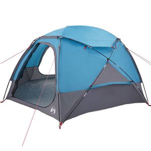 vidaXL Koepeltent met Verwijderbare Regenkap 4-persoons Blauw