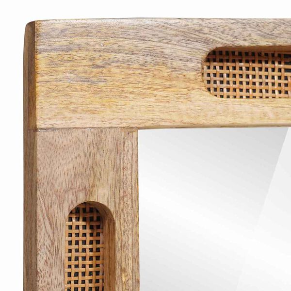 vidaXL Badkamer Spiegel Bruin 50 x 2,5 x 70 cm Massief Mango Hout