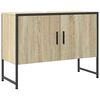 vidaXL Wastafelkast 80x33x60 cm bewerkt hout sonoma eikenkleurig