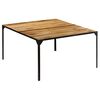 vidaXL Eettafel 140x140x76 cm massief mangohout