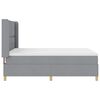 vidaXL Boxspringbed met matras Lichtgrijs 140 x 190 cm Stof