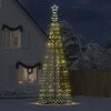vidaXL LED-kerstboom 1534 LEDs warm wit 503 cm