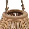 vidaXL Lantaarnhouder hangend wicker naturel