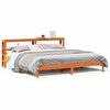 vidaXL Bedframe zonder matras massief grenenhout wasbruin 180x200 cm