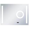 vidaXL Badkamerspiegel LED met aanraaksensor 80x60 cm