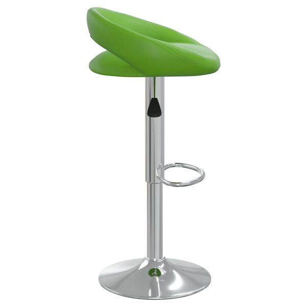 vidaXL Barkruk kunstleer groen