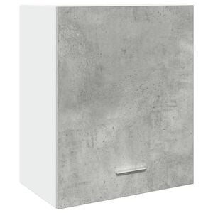 vidaXL Bovenkast Lyon 50x31x60 cm bewerkt hout betongrijs