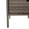 vidaXL Tuinkast 55x59x80 cm poly rattan grijs