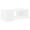 vidaXL Salontafel Wit 90 x 50 x 33 cm Bewerkt hout